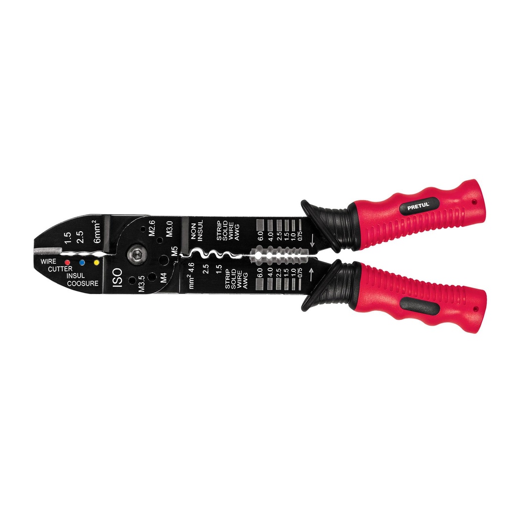 [22710] Alicate 9" pela cables 18 a 10 AWG, Pretul