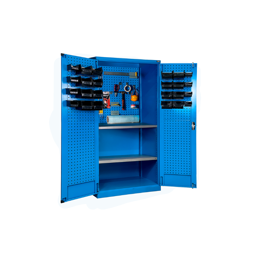 [FAA140358 04] Armario AZUL | 1023x555x2000hmm c/acc completo, Storage Compat