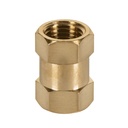 Acople de laton tipo FF cuerda 1/4 NPT, Truper