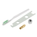 Kit de Accesorios (llave, cepillo, tuerca y espiga) p/PIPI-26 y 27, Truper